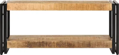 Image de vidaXL Armoire TV 90x30x40 cm en bois massif de manguier