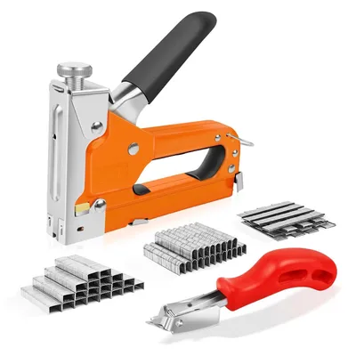 Produktbild von 3IN1 Handtacker Set inkl. 3000 Tackerklammern | Profi Tacker für Holz