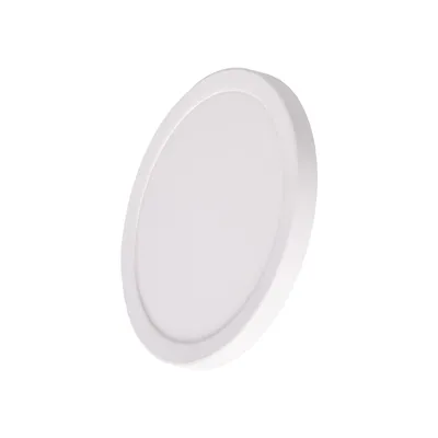 Produktbild von LED-Deckenleuchte Weiß Ø225mm 18W IP44 Außenbereich, Einbau-/Aufputzmontage, Einstellbarer Durchmesser, CCT 3000K-6000K, Ultradünn 17mm, Badezimmer, Küche