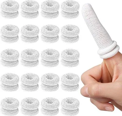 Produktbild von Famanu Fingerlinge 20 Stück - Atmungsaktives elastisches Baumwollmaterial