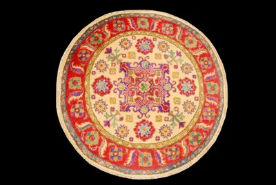 Obrázek produktu pro Ručně vázaný koberec Ghazni / Kazak - 98x98 CM