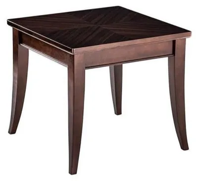 Produktbild von Klassischer quadratischer Couchtisch mit edlem Holzfurnierdesign
