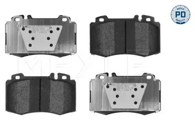 Produktbild von MEYLE 025 237 4517/PD Bremsbeläge Vorne passend für MERCEDES-BENZ E-Klasse Limousine (W211) C-Klasse Limousine (W203) E-Klasse T-modell (S211) CLK