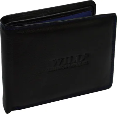 Produktbild von flevado Zweifarbige Herren Geldbörse Brieftasche German Design schwarz-blau