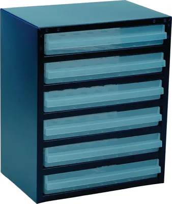 Image de raaco 250/6-3 Small parts container (L x W x H) 255 x 357 x 435 mm No. of compartments: 6 Content 1 pc(s)