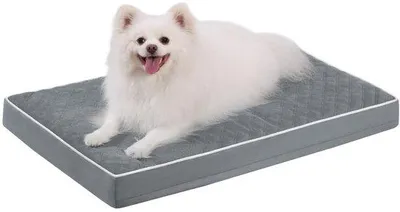 Produktbild von Orthopädisches Hundebett, Waschbare Hundematte, 58x43x7cm, Dunkelgrau, Klein
