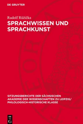 Produktbild von Sprachwissen und Sprachkunst