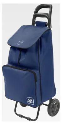Produktbild von Einkaufstrolley 50 L mit Kühltasche, abnehmbare Tasche, Blau
