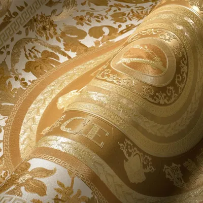 Produktbild von Luxus-Tapete von Versace Gold Gelb | 387054