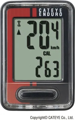 Produktbild von SHIMANO Enduro CC-ED400, Fahrradcomputer, schwarz-rot, SH-3524053