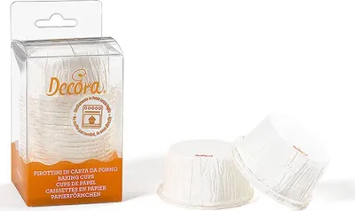 Obrázok produktu pre Košíčky na muffiny 25ks biele - Decora