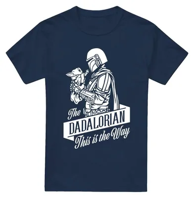 Produktbild von Star Wars - "Dadalorian" T-Shirt für Herren, Vatertag TV33924 (3XL) (Marine)