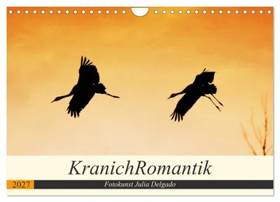 Produktbild von KranichRomantik (Wandkalender 2027 DIN A4 quer), CALVENDO Monatskalender