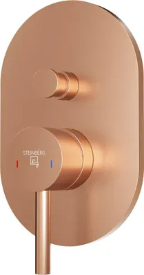 Immagine prodotto di Steinberg Série 100 Mitigeur bain/douche, set de finition, encastré, 2 consommateurs, 10021033BC, 10021033BC