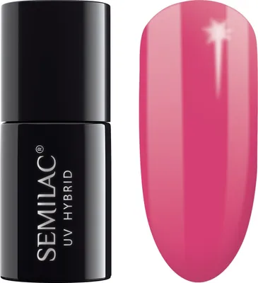 Image de SEMILAC Vernis hybride 007 Pink Rock - 7 ml