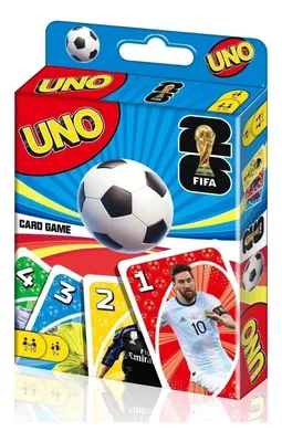 Obrázek produktu pro UNO FIFA Karetní Hra Fotbalové Mistrovství Světa Rodinný Hit