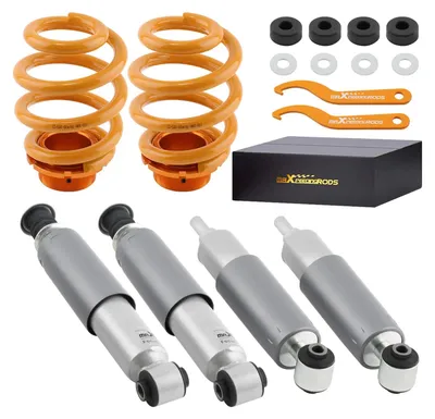 Produktbild von VW Transporter T4 Gewindefahrwerk - Komplettes Coilover Tieferlegungs-Kit - Für Van/Multivan 1991-2003 - Öldruck Stoßdämpfer - Sport Drift Racing