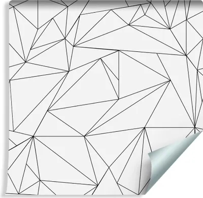 Zdjęcie produktu dla Tapeta Nowoczesny Abstrakcja Wzór GEOMETRYCZNY Do Salonu z modnym efektem 3D