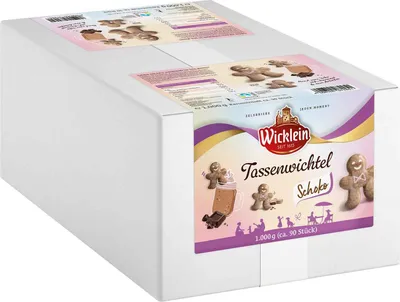 Zdjęcie produktu dla Wicklein – czekoladowe krasnale w cieście, luzem w kartonie, opakowanie 1000 g