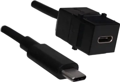 Immagine prodotto di BACHMANN Accoppiamento Keystone USB 3.1 tipo C, presa/spina, 0,5 m