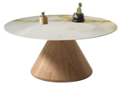 Produktbild von Designer Couchtisch Beistelltisch Wohnzimmer Tisch Möbel Rund Tische