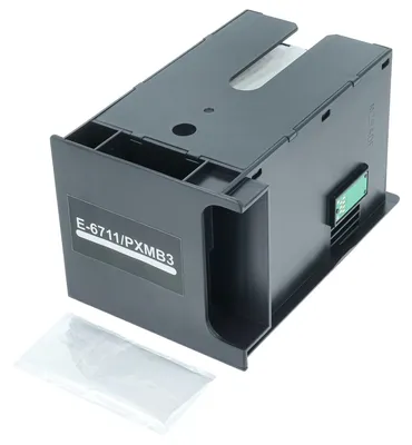 Produktbild von vhbw Resttintenbehälter kompatibel mit Epson Workforce WF-7110DTW, WF-7610DWF, WF-7620DTWF, WF-3640DTWF Tintenstrahldrucker - Wartungsbox