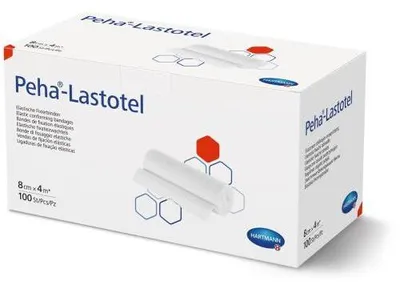Obrázok produktu pre Peha-Lastotel Fixačný obväz 8 cmx4 m 100 ks