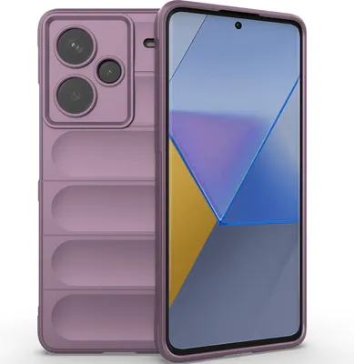 Produktbild von Handyhülle für Xiaomi Redmi Note 13 Pro+ Weich TPU Silikon Stossfest Anti-rutsch Hülle Lila