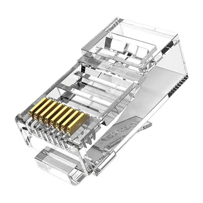 Produktbild von Vention Cat.5E UTP RJ45 Modular Plug Transparent 100 Pack