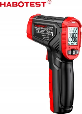 Zdjęcie produktu dla Cyfrowy pirometr laserowy, miernik wilgotności Habotest HT641A