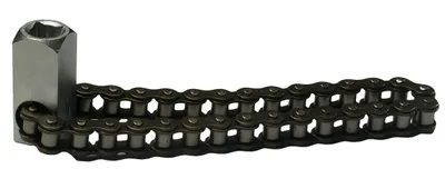 Image de SW-Stahl 08310SB Clé à chaîne pour filtre à huile 1/2 pouce - modèle renforcé