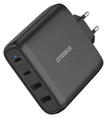 Zdjęcie produktu dla OtterBox Standard EU Wall Charger 100W GaN 2X USB-C + 2X USB-A