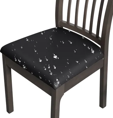 Produktbild von BESTCOVERS 100% Wasserdicht und öldicht Kunstleder Leder Polyurethan Sitzbezug Stuhlbezug Stuhlhusse Stretch Universell