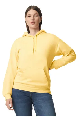 Produktbild von Gildan - "Softstyle" Kapuzenpullover Mittelschwer für Herren/Damen Uni LT621 (L) (Gelber Dunst)