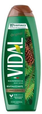 Produktbild von Vidal - Duschgel Original Pino Classico, revitalisierende Formel, Duft Kiefer, getestet, 500 ml