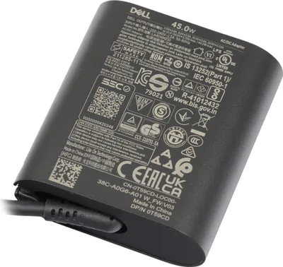 Produktbild von DELL 65-W-Netzteil mit C6-Stecker, Modell ITH-DP1.2-DVID245F, 5MGW4