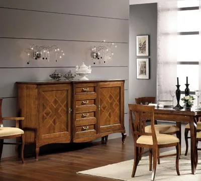 Zdjęcie produktu dla Bufet komoda kredens kredens szuflada witryna salon komody drewniane nowe