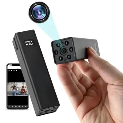 Zdjęcie produktu dla iUni W25 Mała kamera Wi-Fi, Full HD, noktowizor, Gniazdo na Kartę microSD