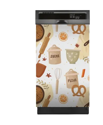Produktbild von Aufkleber sticker 45x70 cm Dekorative folie Spülmaschine - Backen Schokolade Kuchen