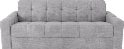 Produktbild von Schlafsofa mit Matratze 4-Sitzer - Strukturstoff - Hellgrau - Liegefläche 160 cm - Matratze 22 cm mit Memory Schaum - DARIELO