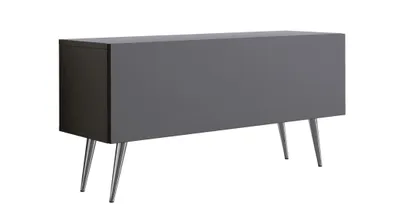 Produktbild von TV-SCHRANK : Anthrazit, Chrombeine, 100 x 52 x 32 cm