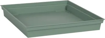 Zdjęcie produktu dla EDA PLASTIQUE - Spodek kwadratowy Tuscany 26,7 cm - zieleń laurowa
