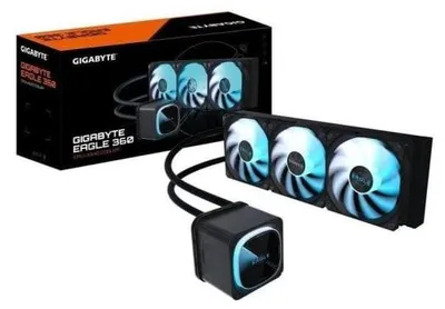 Immagine prodotto di GIGABYTE EAGLE 360, sistema di raffreddamento a liquido all-in-one, 12 cm, nero