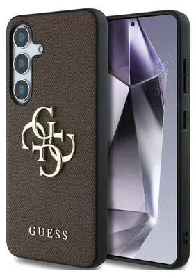 Immagine prodotto di Logo Guess Grana Grande 4G Logo Piccolo Classic Logo Samsung Galaxy S25 Brązowy