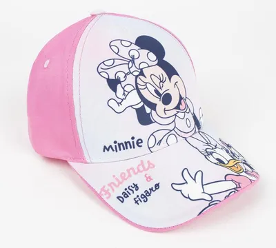 Image de Casquette d'été Disney Minnie Mouse - Casquette pour enfants avec imprimé & protection UV Rose