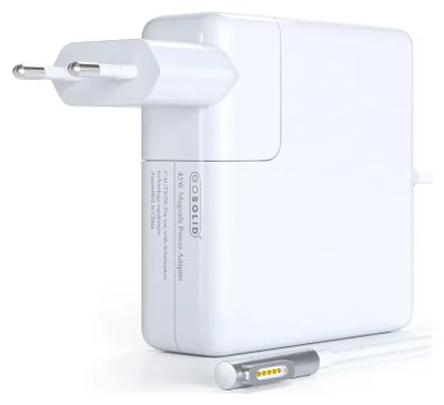 Produktbild von GO SOLID! Ladegerät kompatibel mit MacBook Air - 45W - Magsafe 1