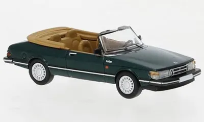 Produktbild von PCX Premium Classics Saab 900 Cabriolet, metallic-dunkelgrün 870671