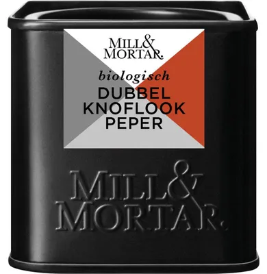Immagine prodotto di Mill & Mortar Dubbel Knoflook Peper mix di spezie, 50 g - miscela aromatica di aglio e pepe per un gusto intenso
