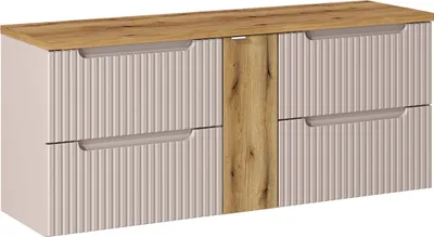 Produktbild von Waschtischunterschrank 140.4cm Riva mit 4 Schubladen, Kaschmir