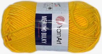 Zdjęcie produktu dla Włóczka YarnArt Merino Bulky / 586 żółty